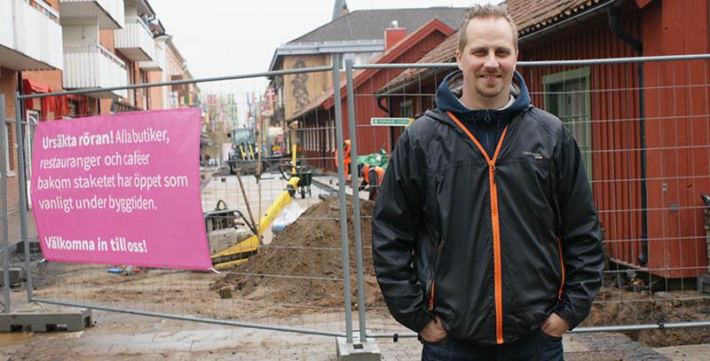 Tomas Lindberg är ansvarig för ledningsnäten i Skövde kommun. Foto Jan Bjerkesjö