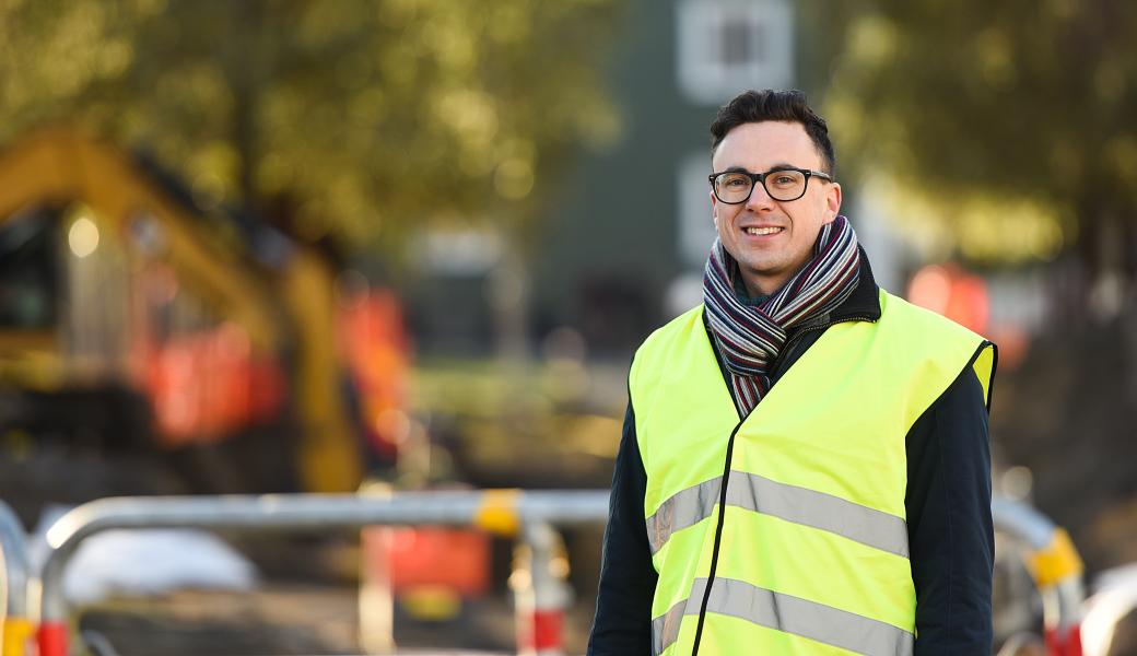 Den största utmaningen med att planera underhåll, förnyelse och utbyggnad av ledningsnätet är att få en helhetsbild av var behoven på ledningsnätet är som störst för förnyelse avseende både ledningsstatus och kapacitet, säger Petter Walan på Vakin. Foto Vakin